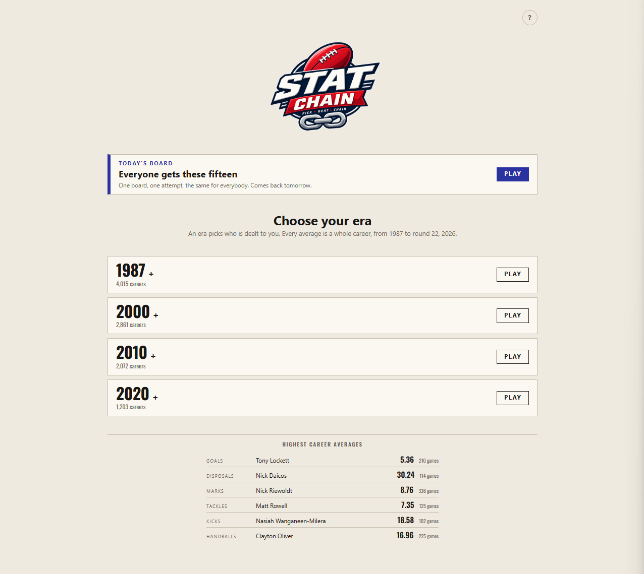 Built a niche Australian Football (AFL) stats game, got some early traction on Reddit, how do I keep logo